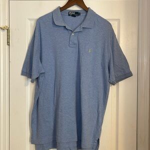 Ralph Lauren Men's Light Blue Polo Shirt XL